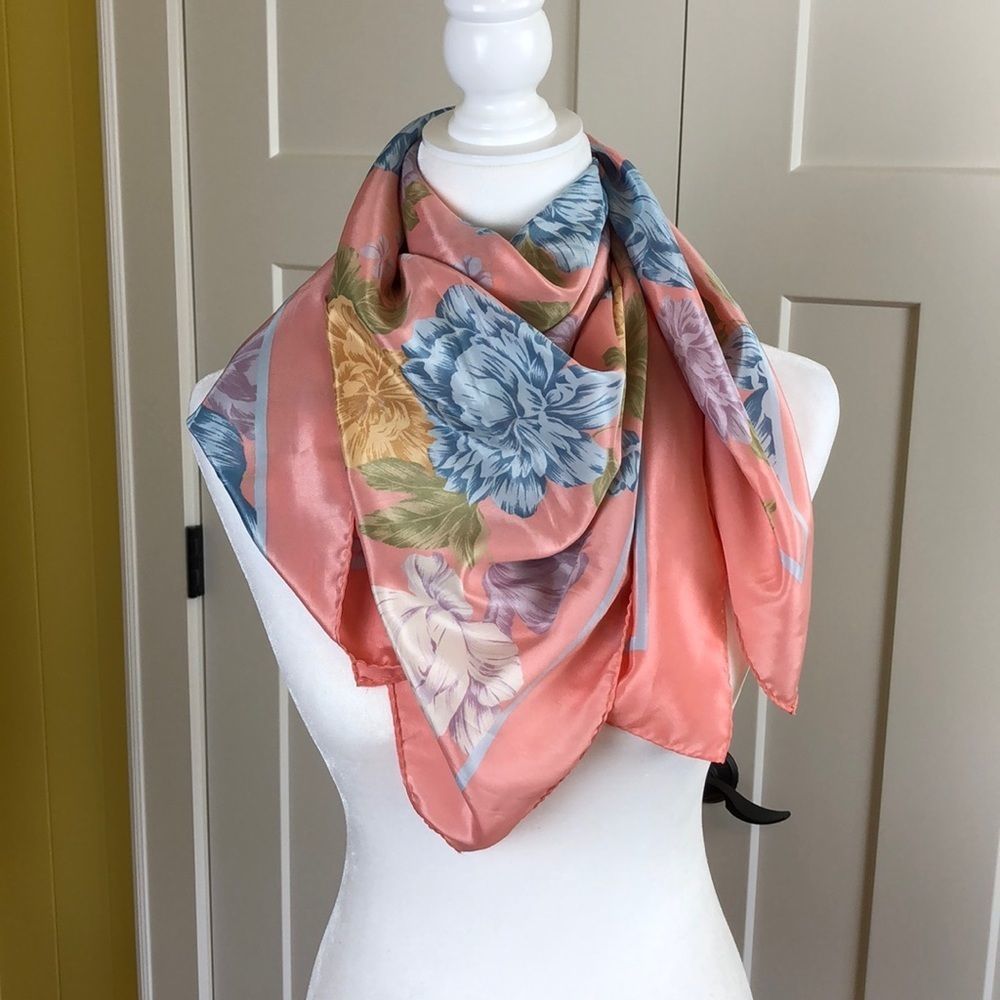 Runway satin scarf